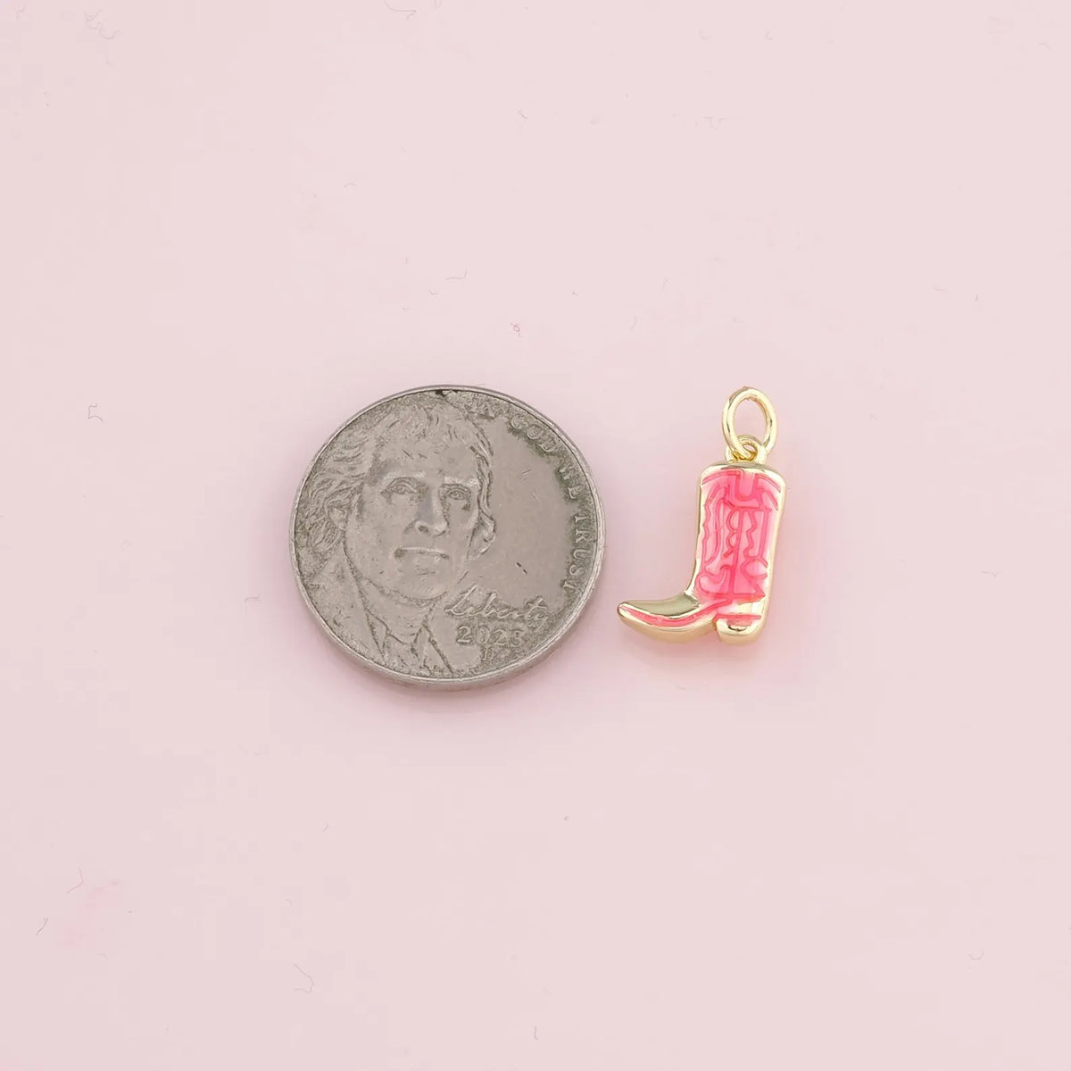 Cowgirl Boots Charm