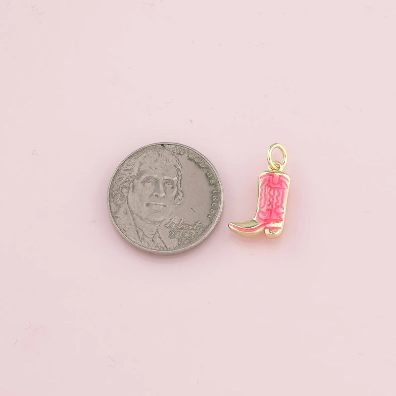 Cowgirl Boots Charm
