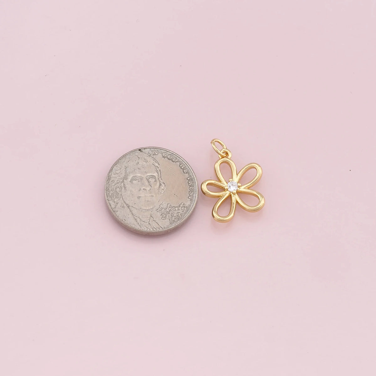 Scribble Daisy Charm