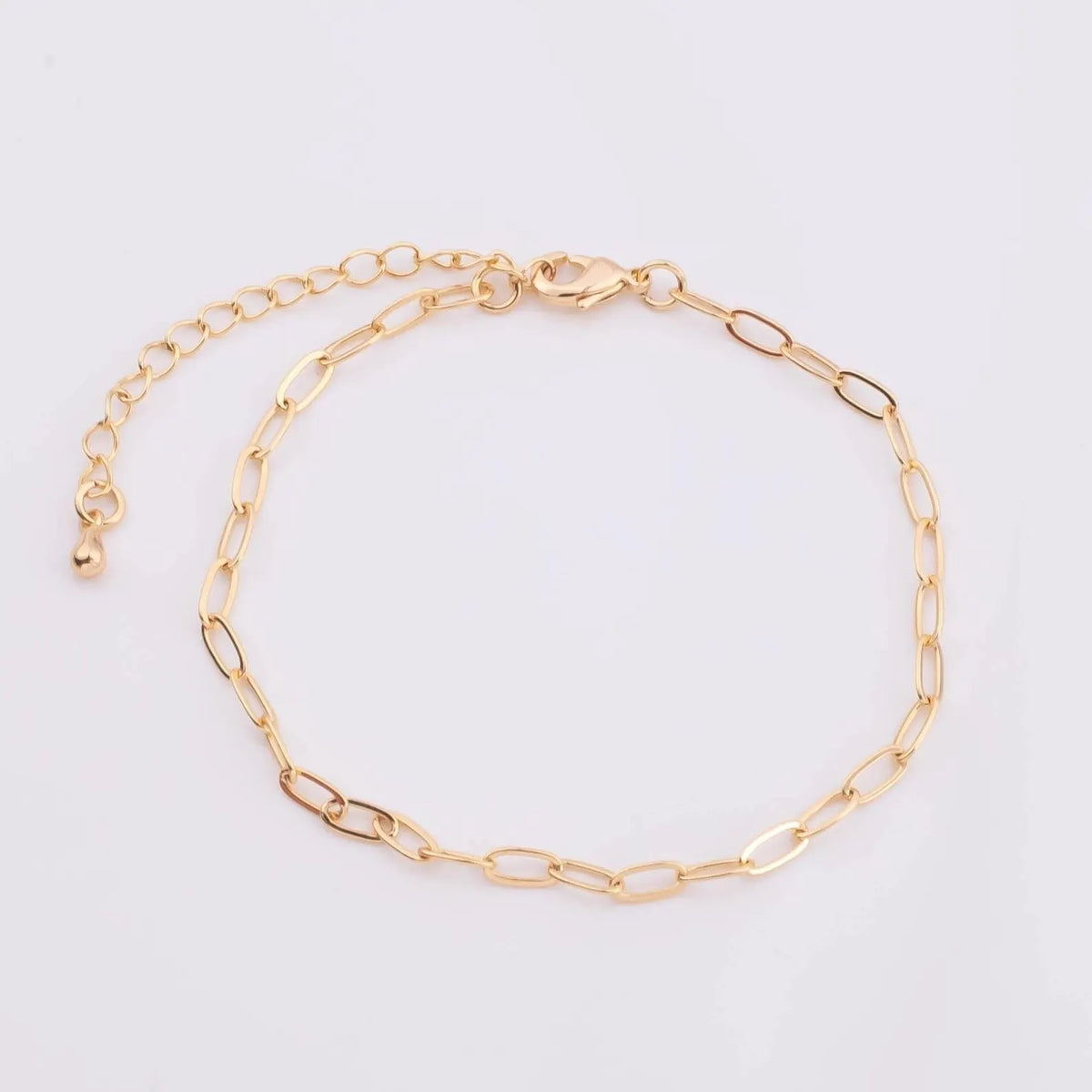 Gold Filled Paperclip Bracelet