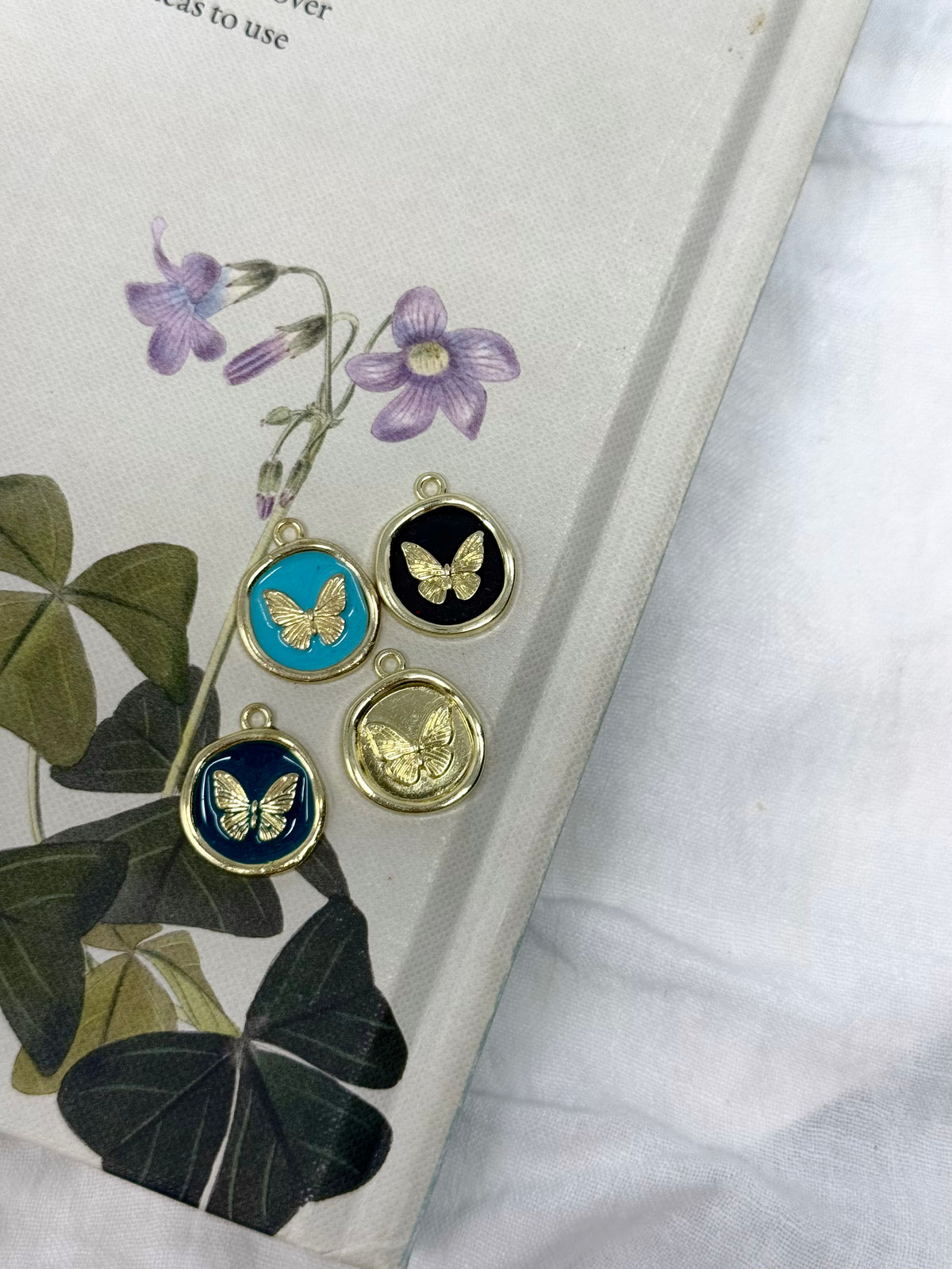 BUTTERFLY PORTRAIT CHARM