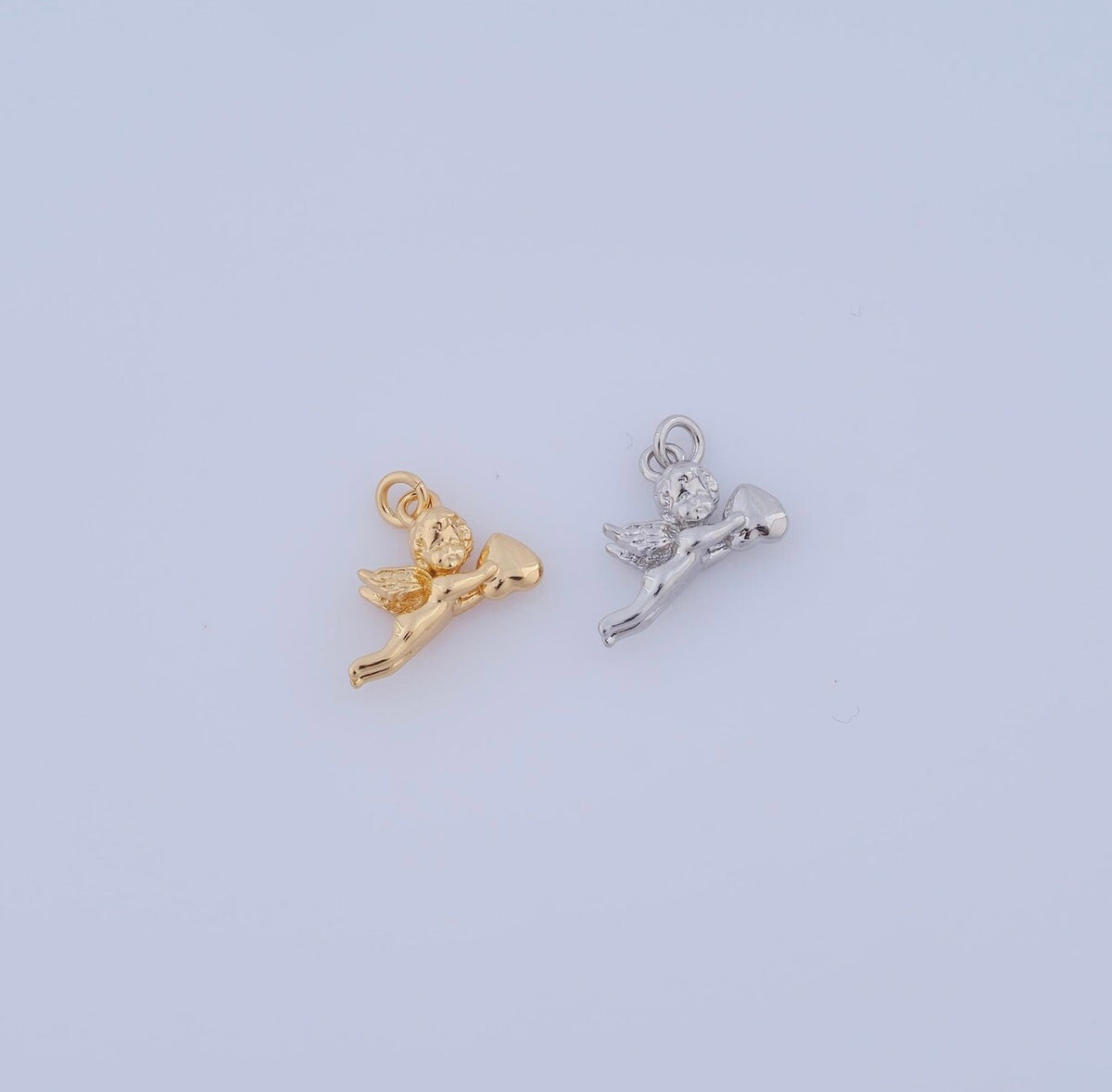 Heart Cherub Charm