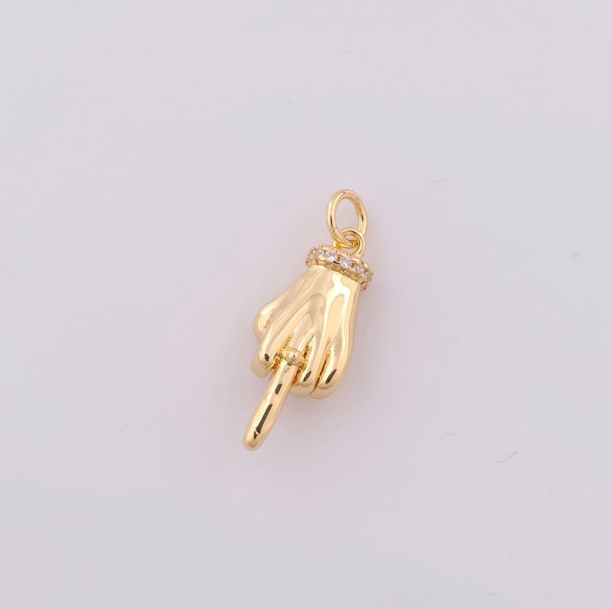 Middle Finger Charm