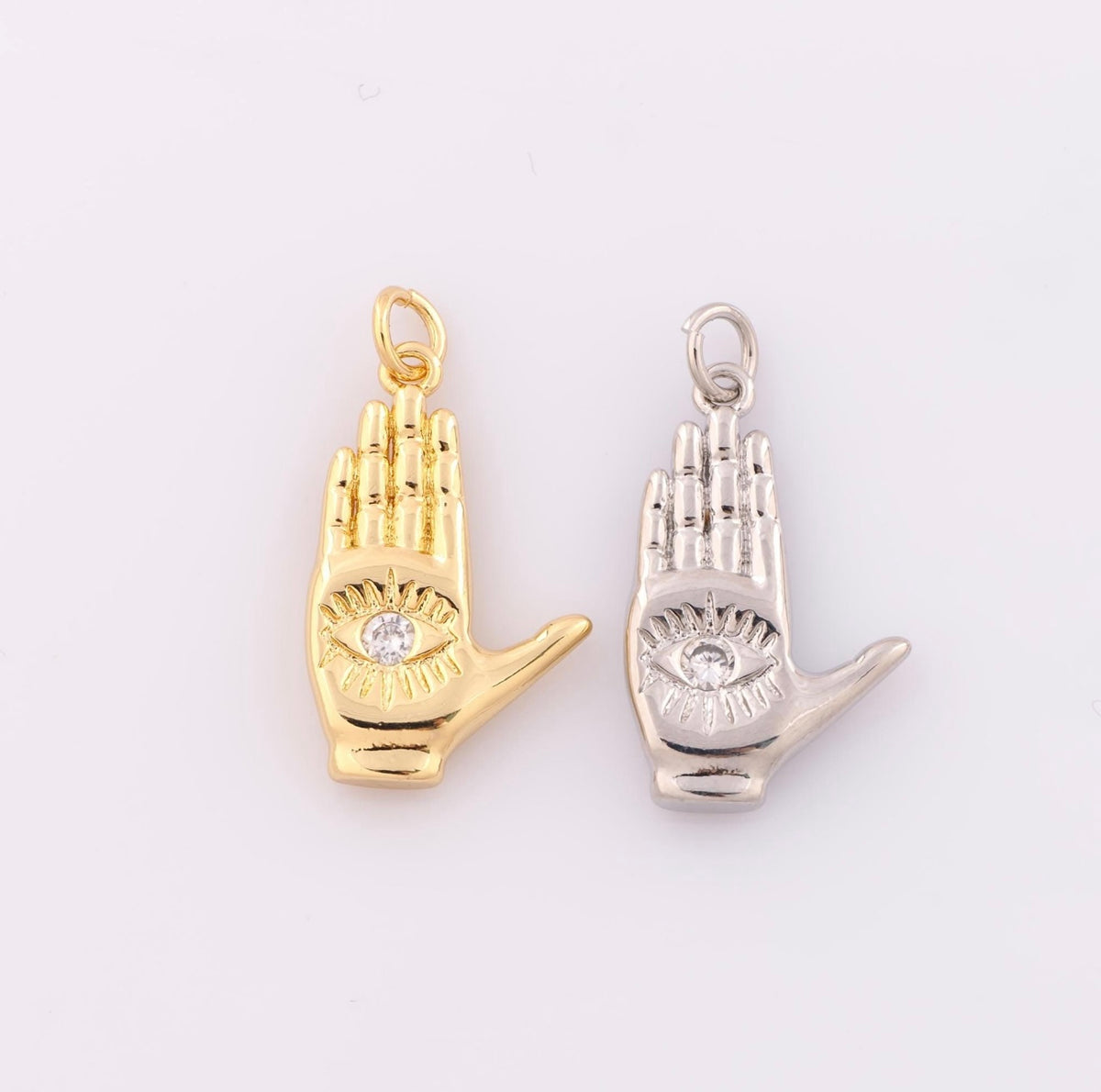 Evil Eye Hamsa Hand Charm