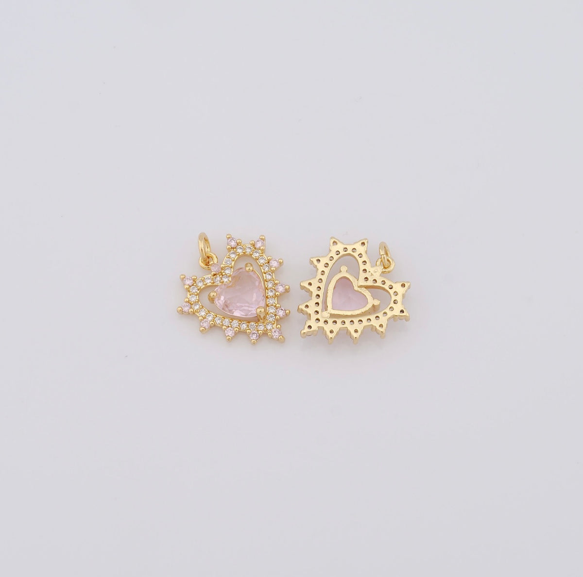 CZ Heart Charm