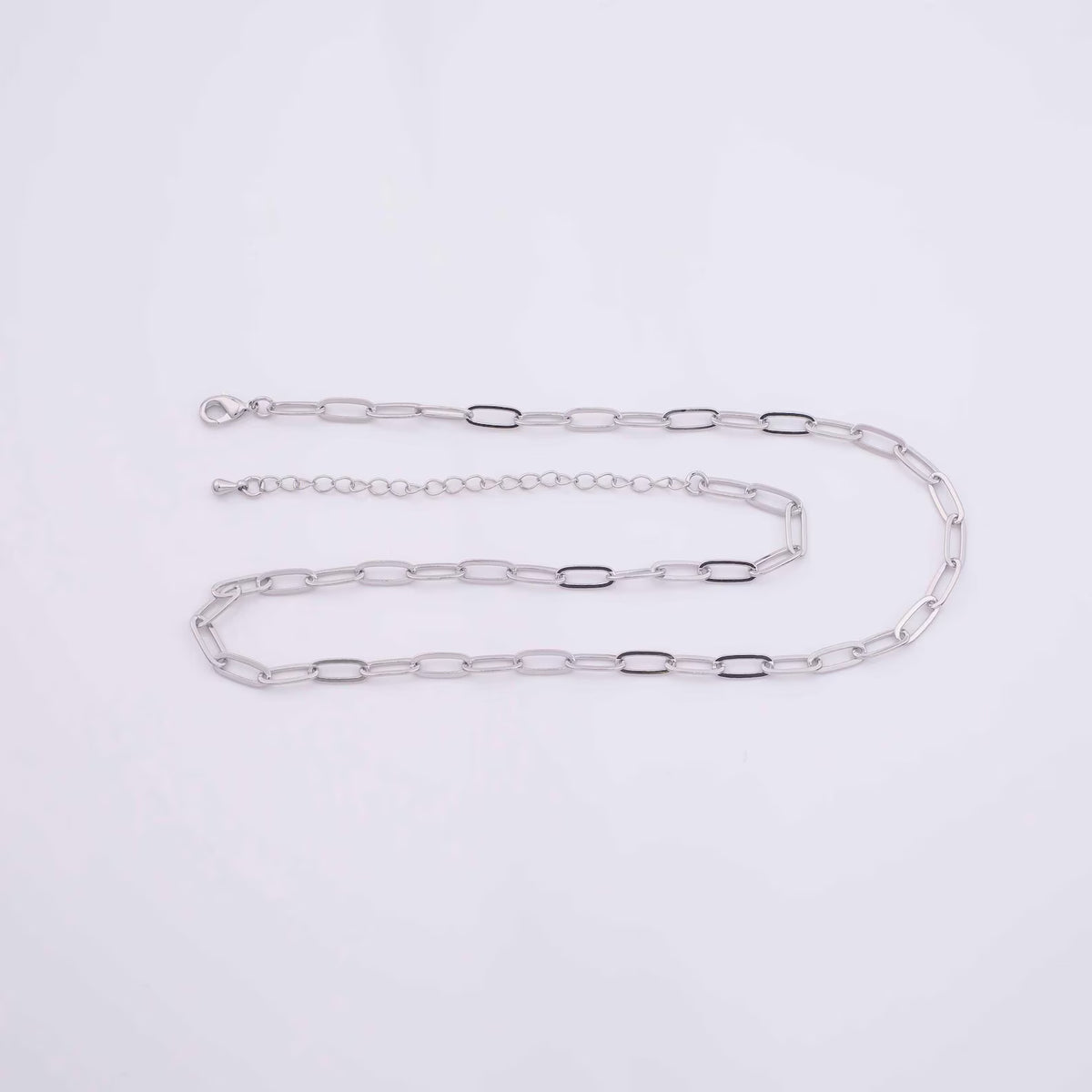 Silver Paperclip Necklace