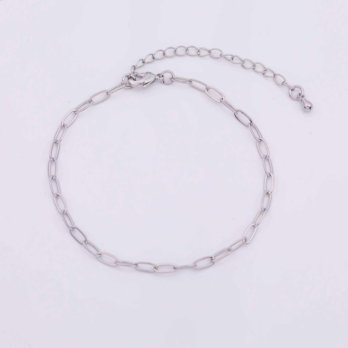 Silver Filled Paperclip Bracelet