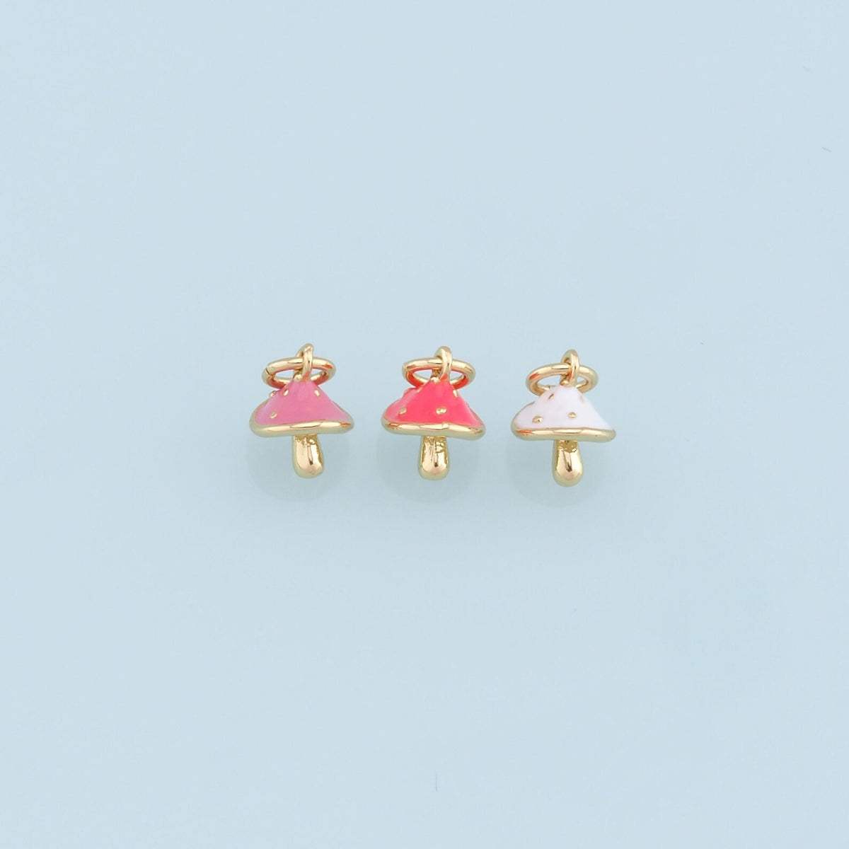 Tiny Mushroom Charm